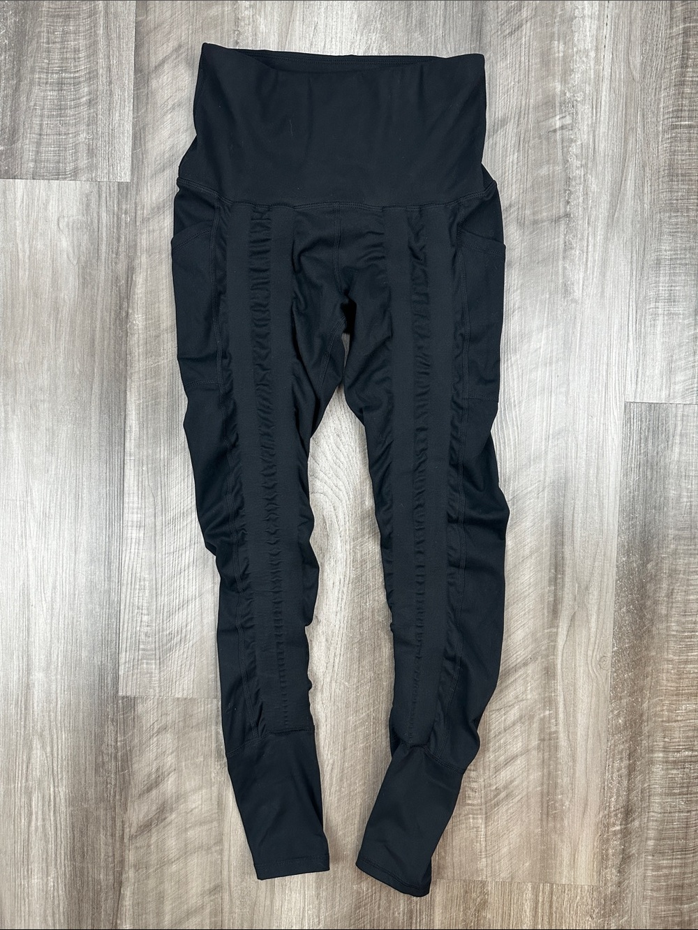 Sweetflexx High Rise Pockets Full Length Resistance Leggings - 6
